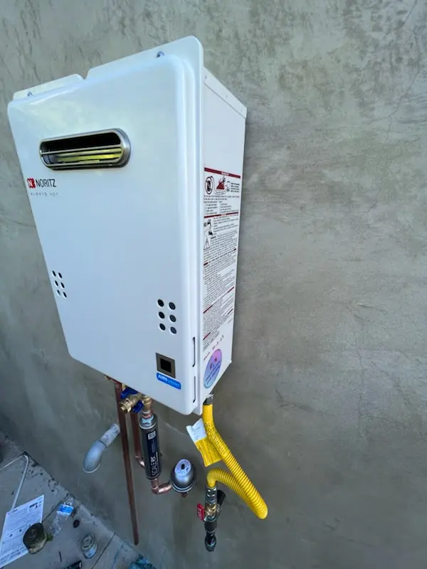Tankless water heater installation for Hillside homes